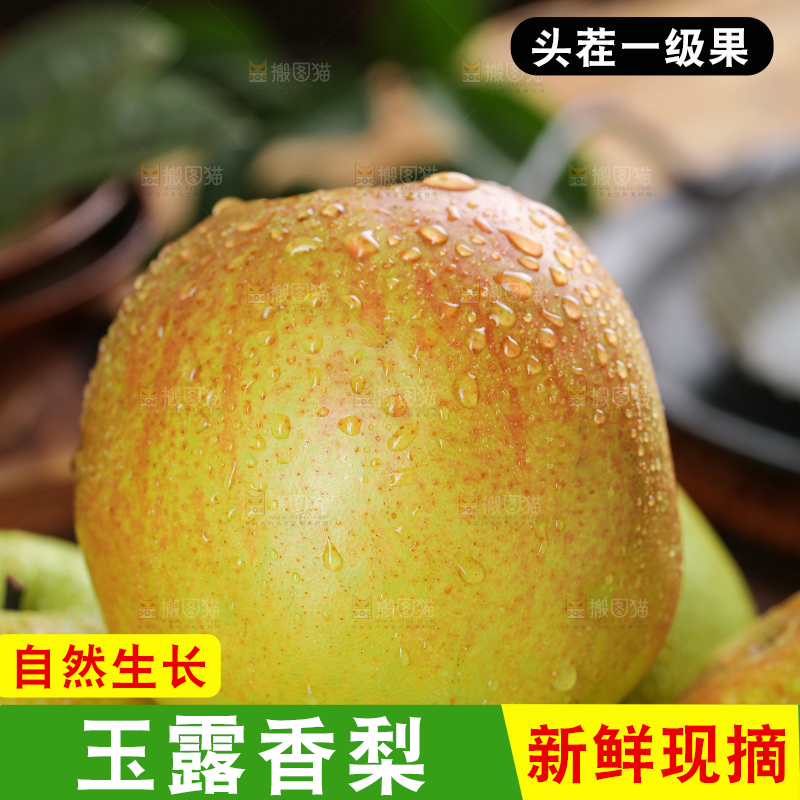 深底上的玉露香梨