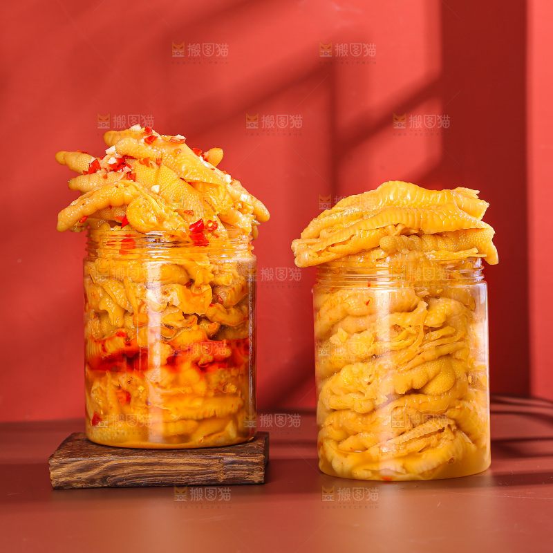 深底上的无骨鸡爪