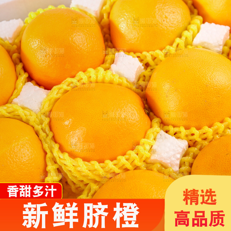 礼盒里装着赣南脐橙