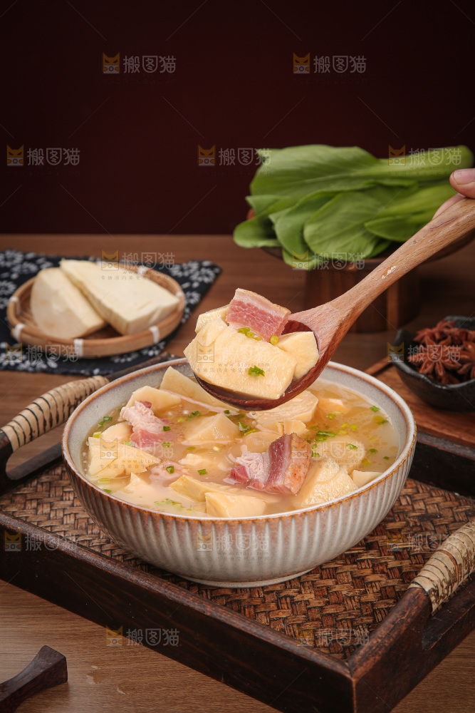 深底上的冬笋