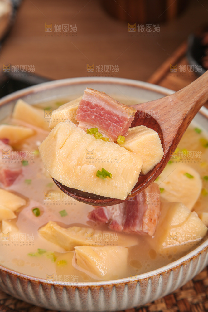 深底上的冬笋