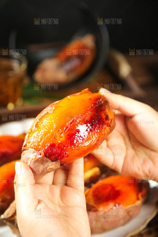 深底上的烤烟薯