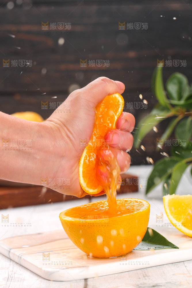 深底上的脐橙