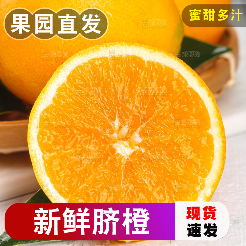 深底上的脐橙