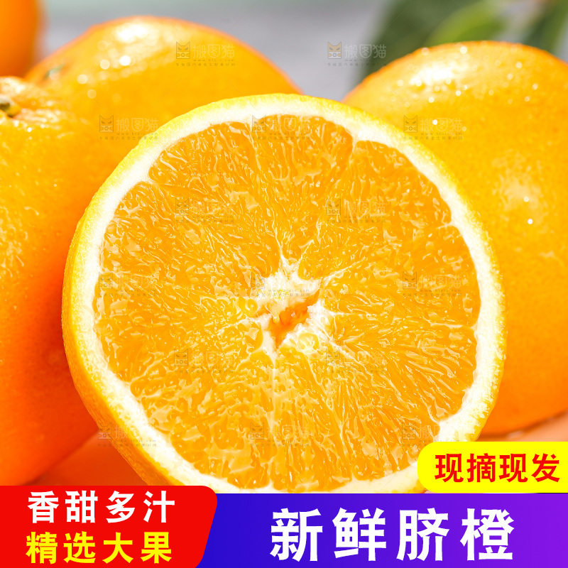 浅底上的脐橙