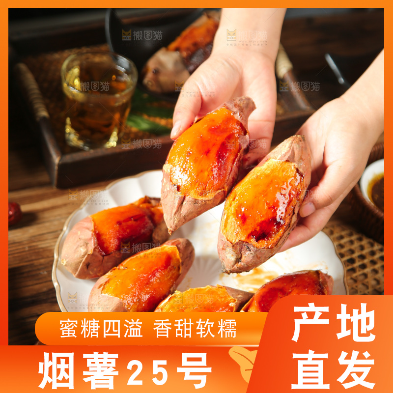 深底上的烤烟薯