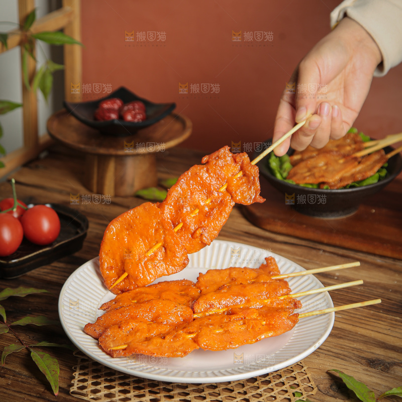 深底上的鸡柳
