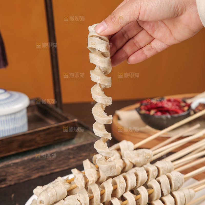 深底上的面筋