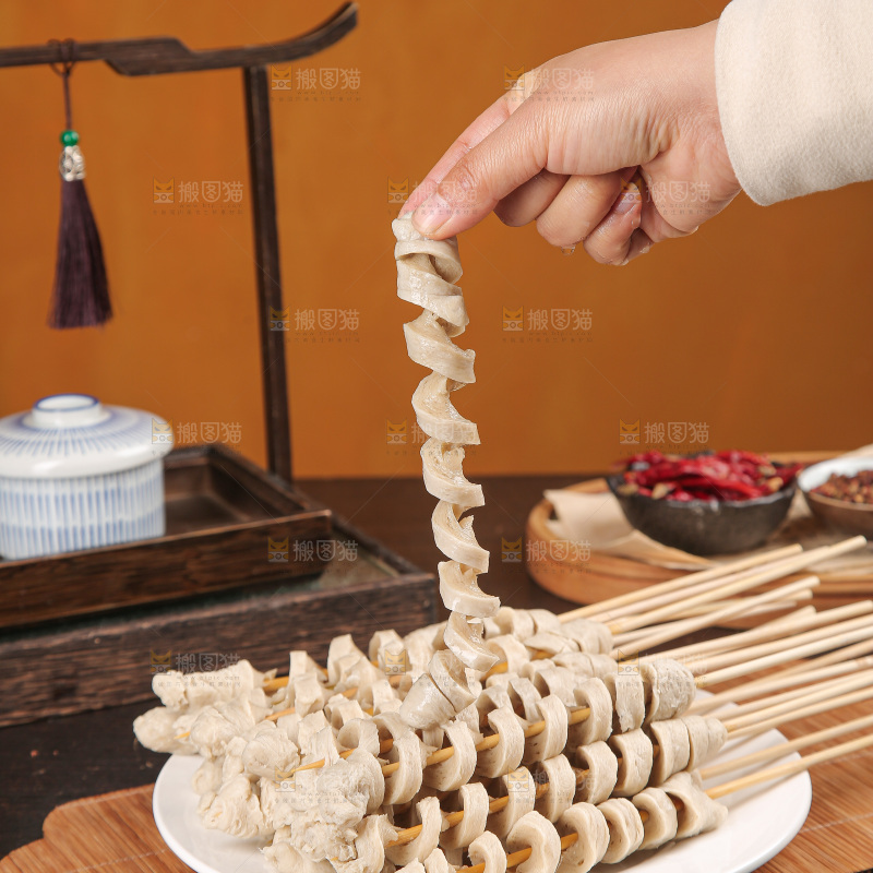 深底上的面筋