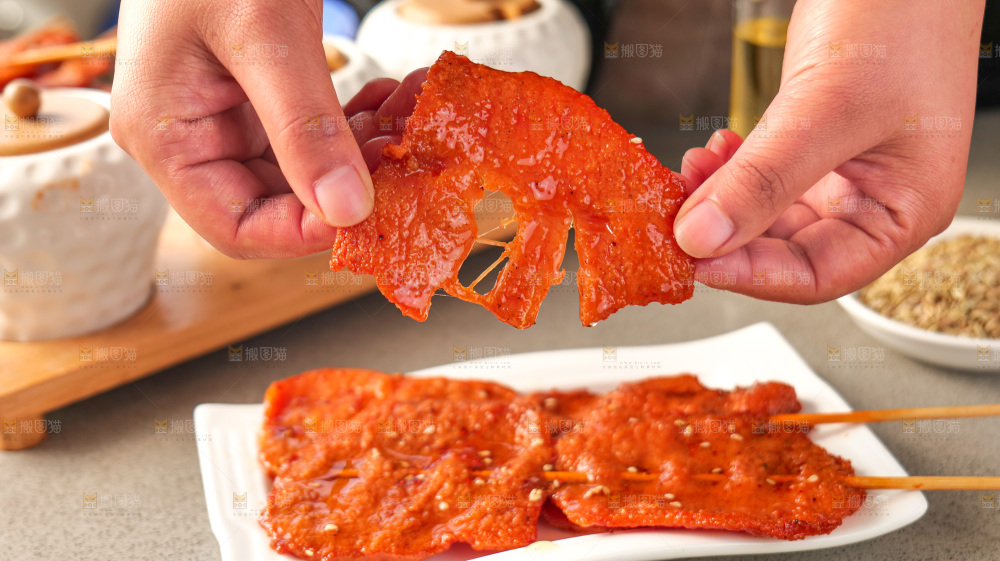 烤好的里脊肉