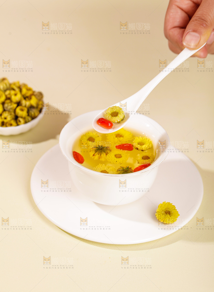 浅底上的胎菊