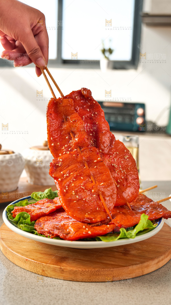 烤好的里脊肉