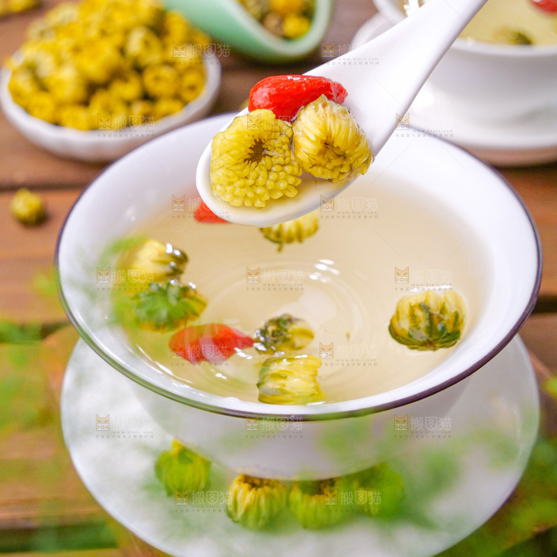 深底上的胎菊