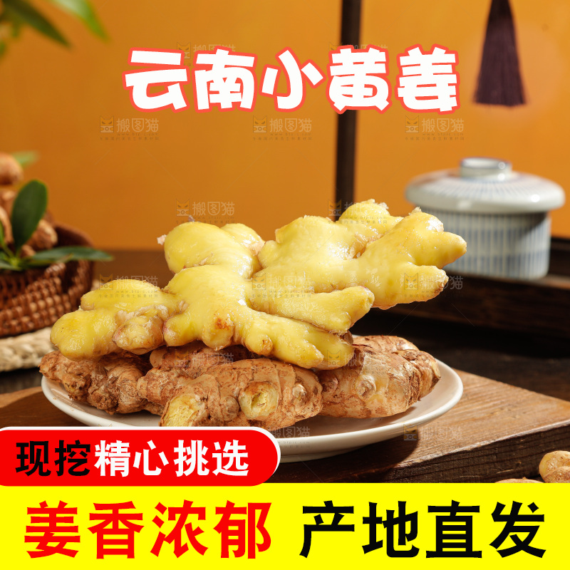 深底上的小黄姜