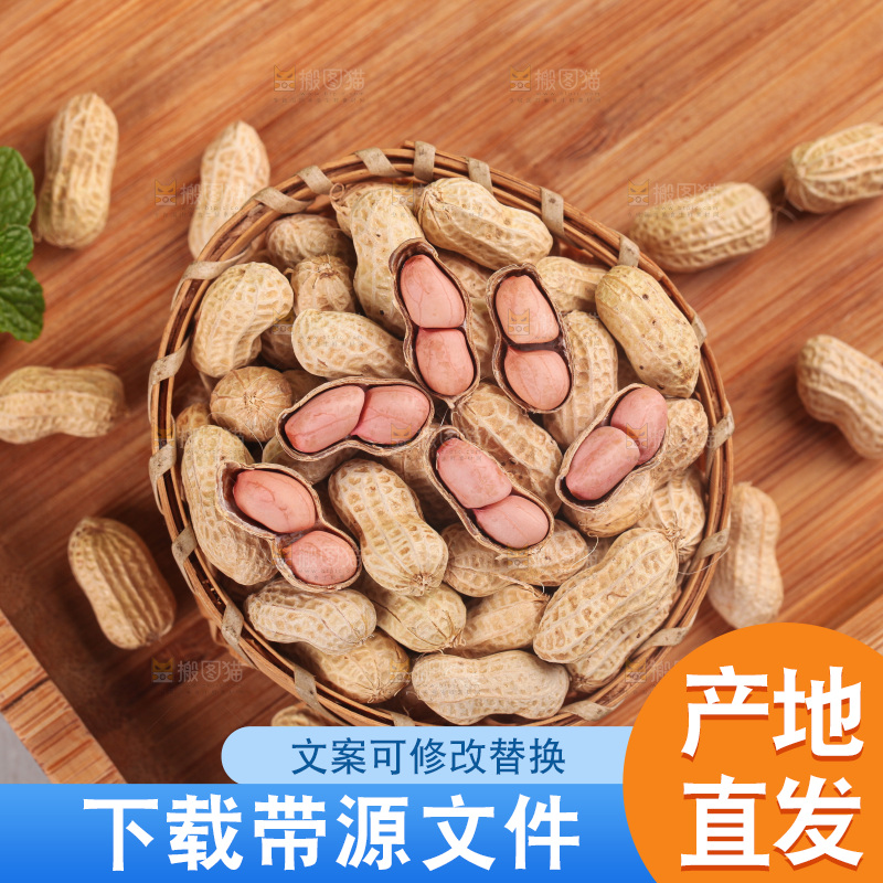 浅底上的生花生
