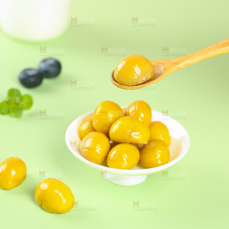 浅底上的板栗仁