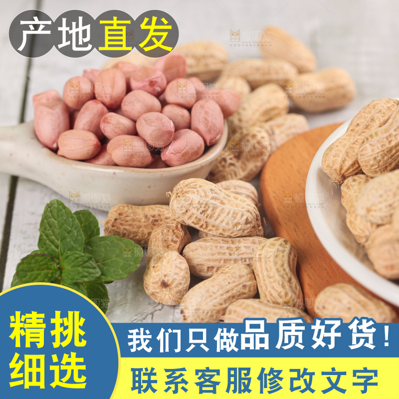 浅底上的生花生