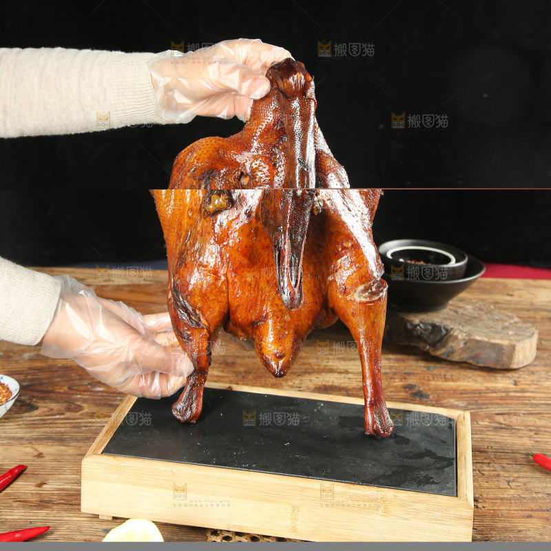 深底上的腊鹅