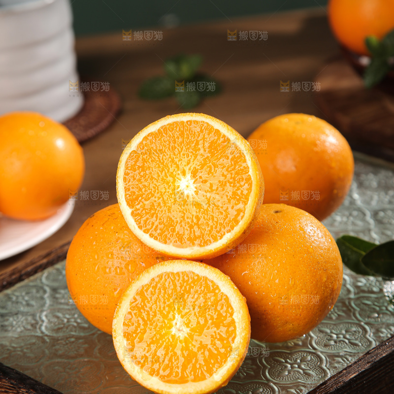深底上的冰糖橙