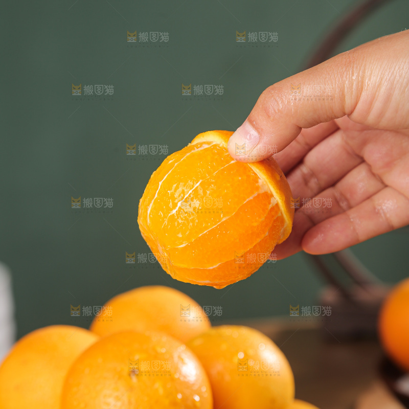 深底上的冰糖橙