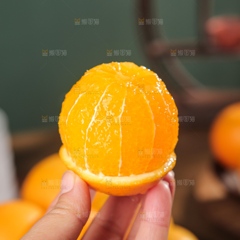 深底上的冰糖橙