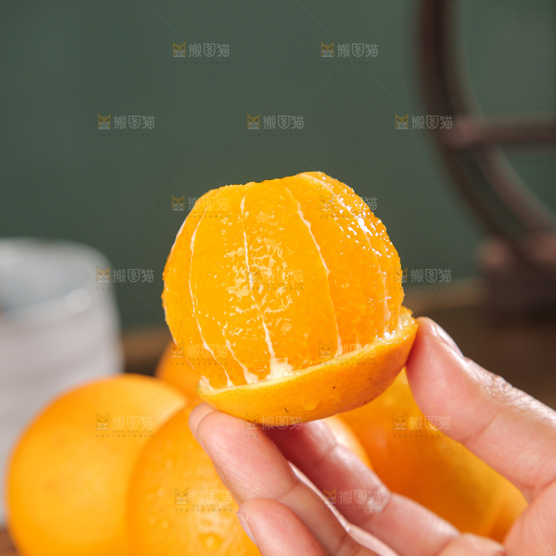 深底上的冰糖橙