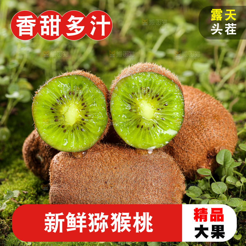 深底上的猕猴桃