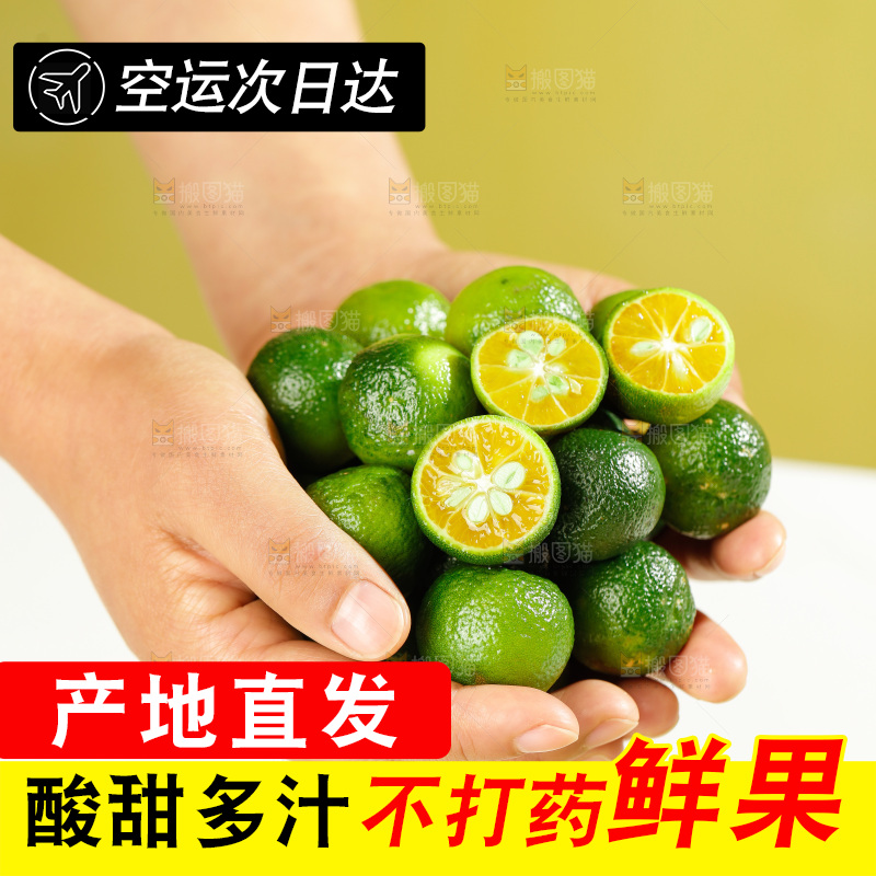 深底上的小青桔