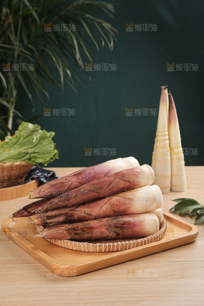 深底的雷竹笋