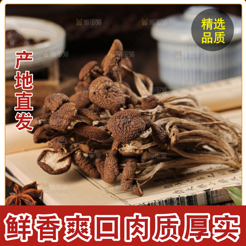 深底上的鹿茸菇