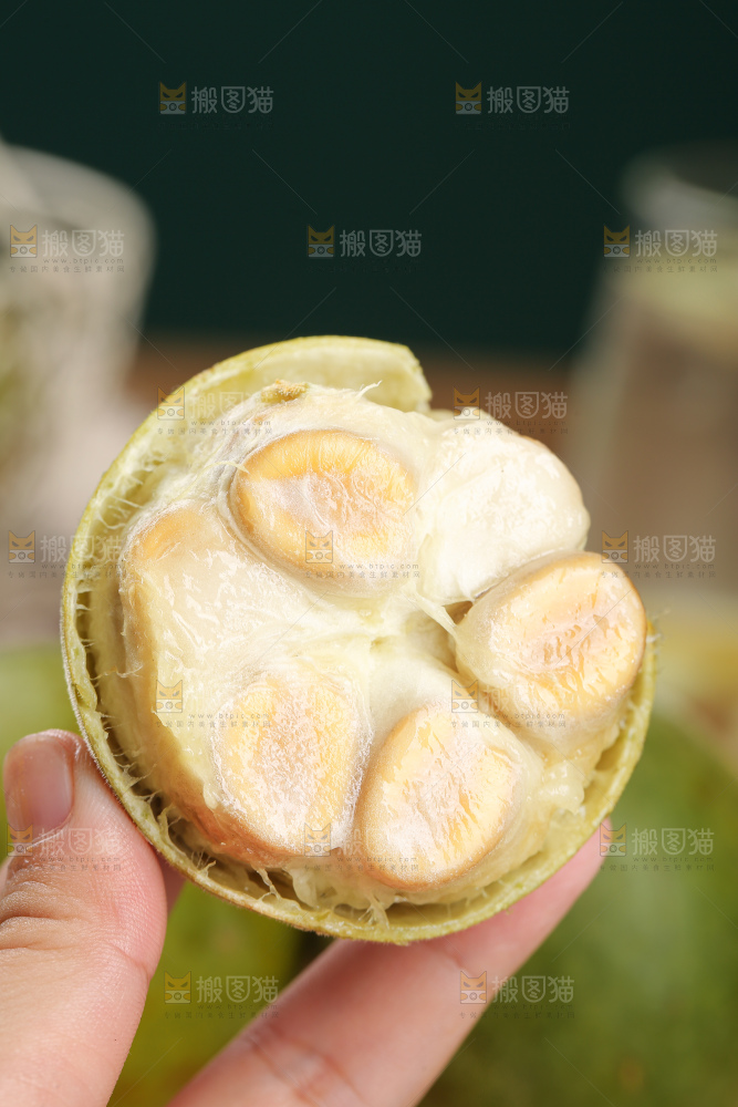 浅底上新鲜罗汉果
