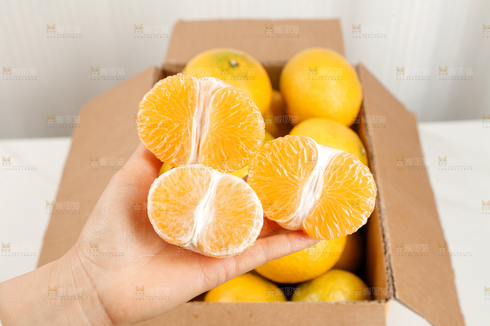 浅底上的桔柚
