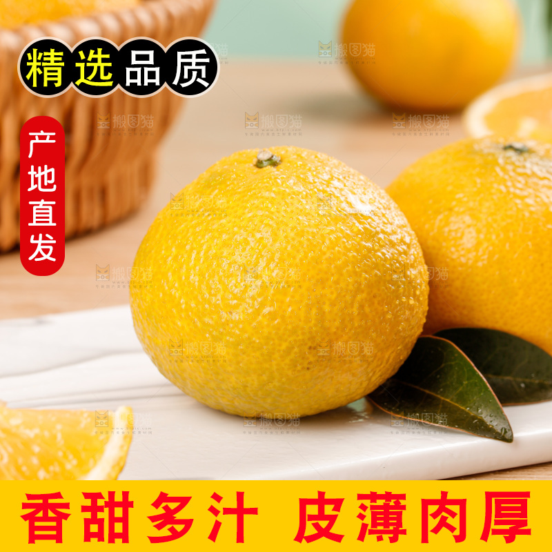 浅底上的桔柚