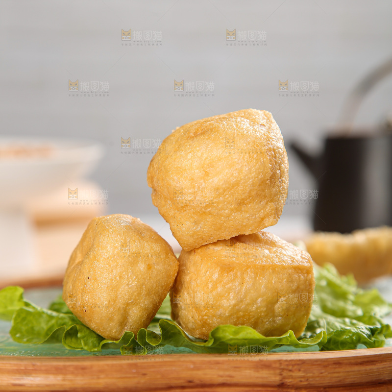 浅底上的油豆泡