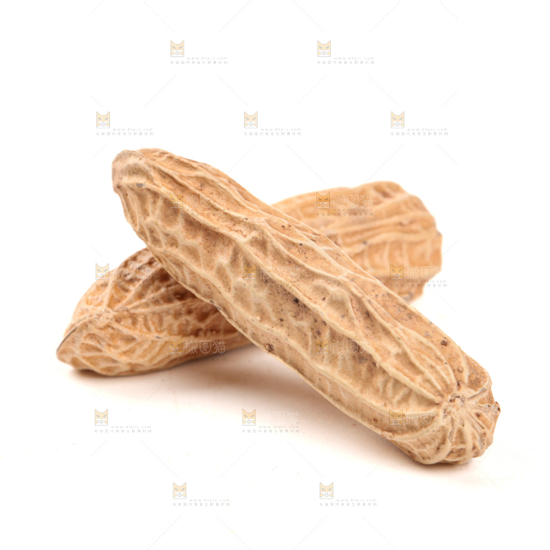 白底上的黑花生