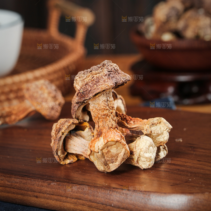 深底上的姬松茸