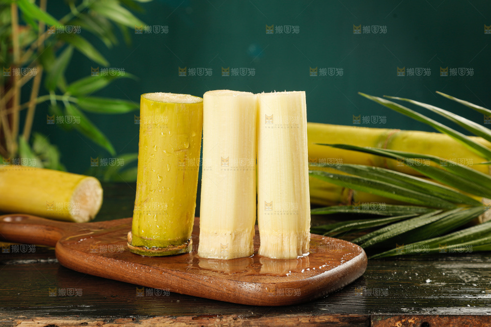 深底上的黄皮甘蔗