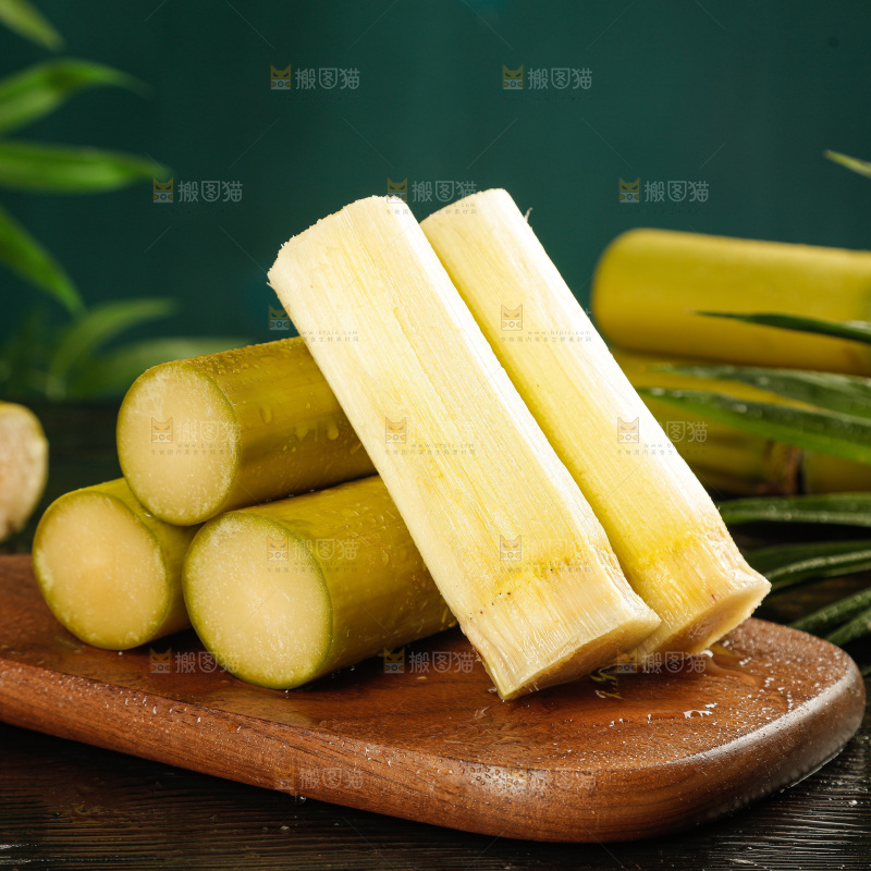 深底上的黄皮甘蔗