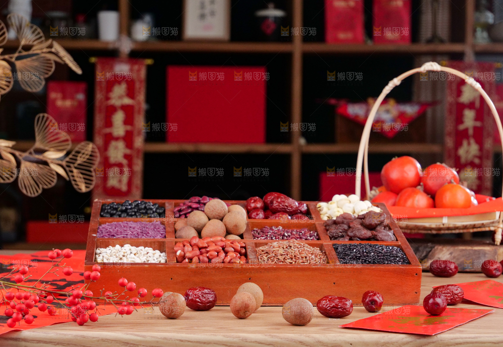 深底上的八宝粥