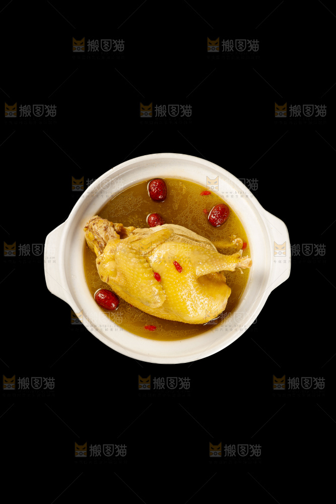 深底上的鸡汤