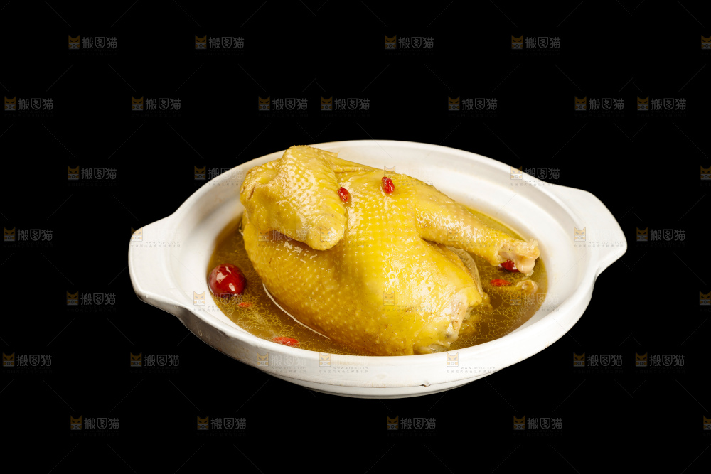 深底上的鸡汤