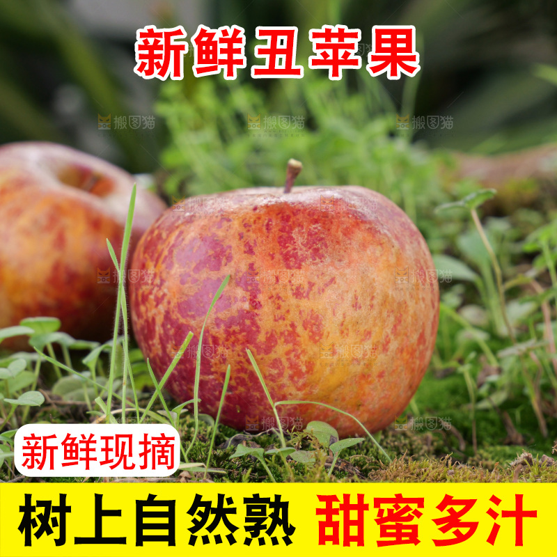 深底上的丑苹果