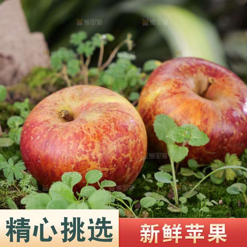 深底上的丑苹果