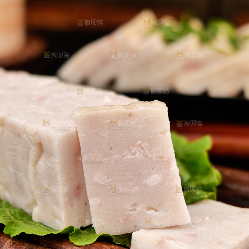 深底上的白果肉糕