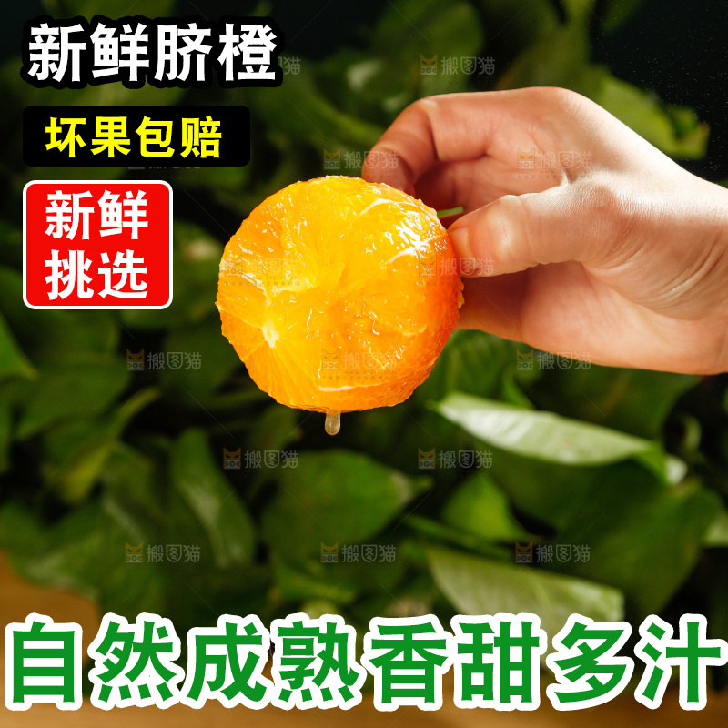 深底上的脐橙