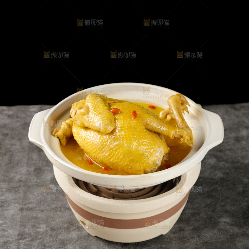 深底上的鸡汤