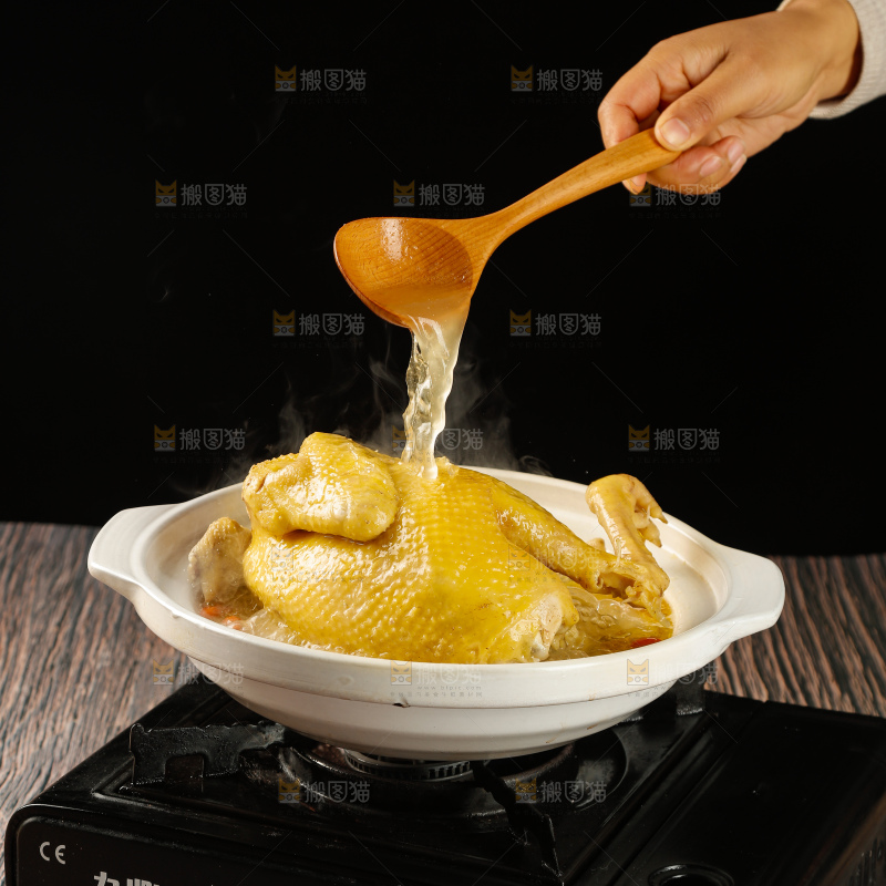 深底上的鸡汤