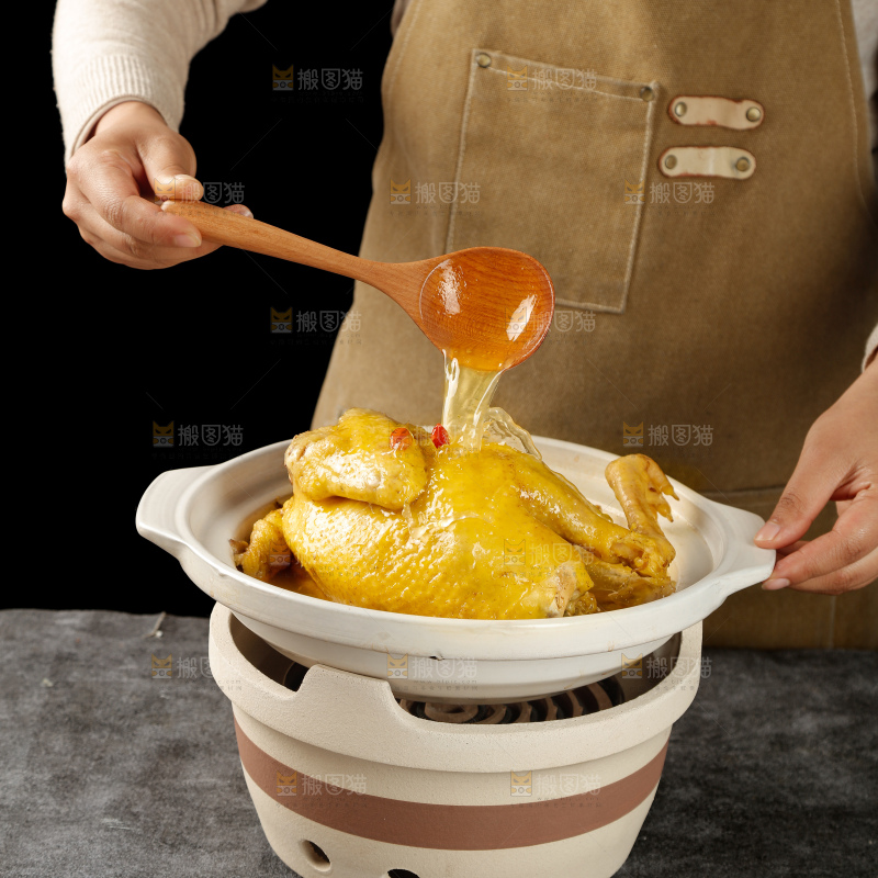 深底上的鸡汤