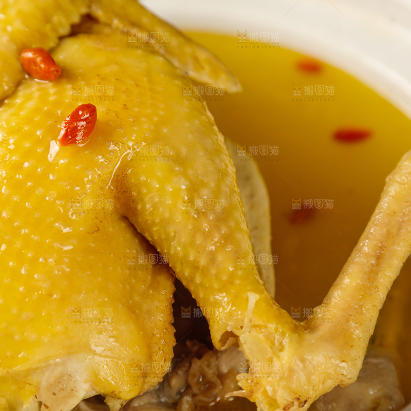 深底上的鸡汤