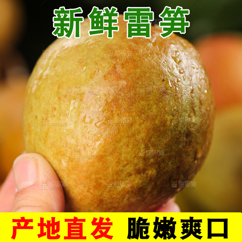 木底上的红心芭乐